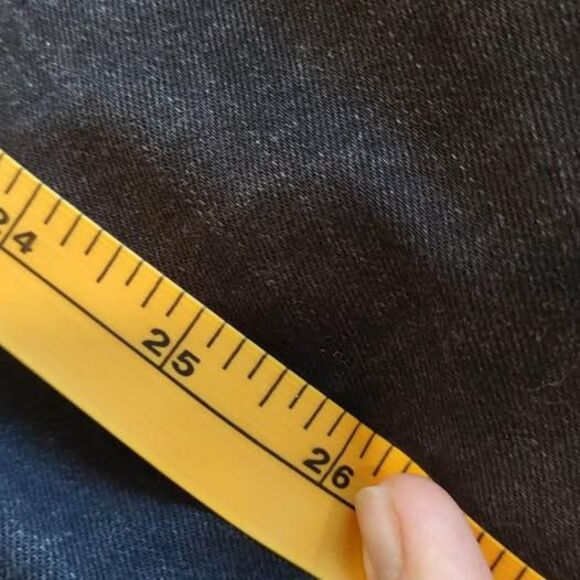 3X Jeans Capri 26W AVA & VIV Black 26” Inseam Elastic Waist Pull On C5256 - Picture 4 of 6